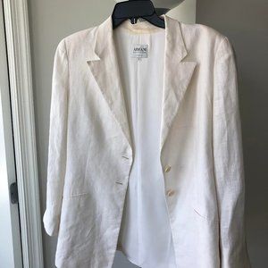 Armani Cream Linen Blazer